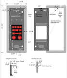 Stainless Steel Door for Touch Panel and Speaker