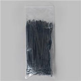 8" Black Wire Ties (100 Pack)